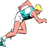 Runner 23 Clip Art