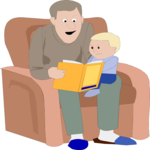 Father Reading to Son 2