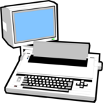 Word Processor 2 Clip Art