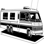 RV Self-Contained 2 Clip Art