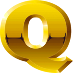 Gold  Normal Q Clip Art