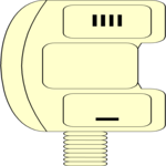 Telephone Receiver 05 Clip Art