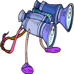 Binoculars 12 Clip Art