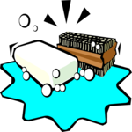 Soap Bar & Scrub Clip Art