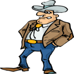 Cowboy 72 Clip Art