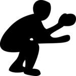 Baseball - Catcher 1 Clip Art