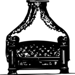 Antique Style Sofa 2 Clip Art