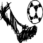 Soccer - Player 16 Clip Art
