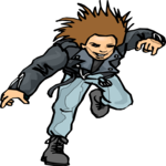 Boy Running Clip Art