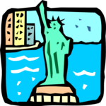 Statue of Liberty 11 Clip Art