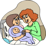 Mother Holding Infant 2