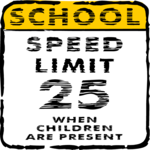 School - Speed Limit 25