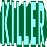 Killer - Title Clip Art