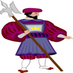 Landsknecht 1 Clip Art