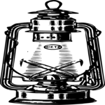 Antique Style Lantern 1 Clip Art