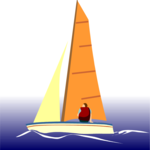 Sailboat 01 Clip Art