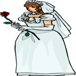 Wedding Gown 4 Clip Art