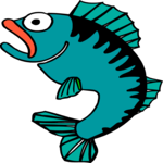 Fish - Scared 2 Clip Art