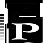 Typographic P Clip Art