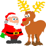 Santa & Reindeer 01