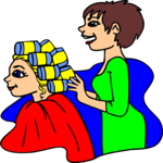 Hair Stylist 09 Clip Art