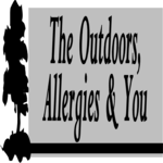 Outdoors, Allergies & You Clip Art