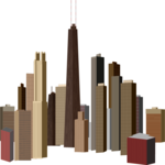 City Skyline 45 Clip Art