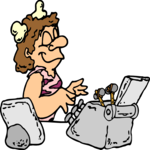 Cavewoman Typing