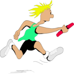 T & F - Relay 3 Clip Art