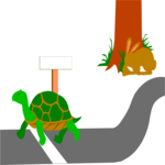 Tortoise & Hare 2 Clip Art