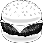 Cheeseburger 02 Clip Art