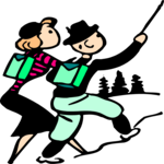 Mountain Climbing 14 Clip Art