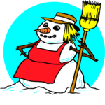 Snow Woman 1 Clip Art