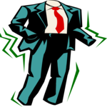 Suit & Tie 2 Clip Art