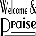 Welcome & Praise Clip Art