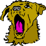 Dog Barking 1 Clip Art