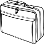 Luggage 07 Clip Art