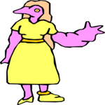 Mutant Female 50 Clip Art