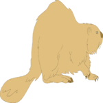 Beaver 04 Clip Art