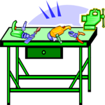 Workbench 3 Clip Art