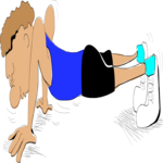 Push-Ups 2 Clip Art