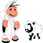 Shepherd Boy 1 Clip Art