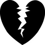 Heart - Broken 2 Clip Art