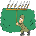 Soldier Deception Clip Art