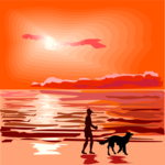 Sunset 23 Clip Art