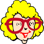 Big Glasses 1 Clip Art