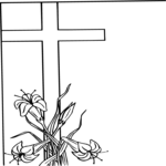 Cross & Lilies 3