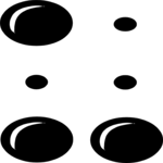 Braille- U Clip Art