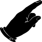 Finger Pointing 056 Clip Art