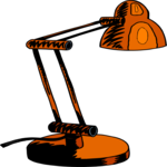Lamp - Desk 03 Clip Art